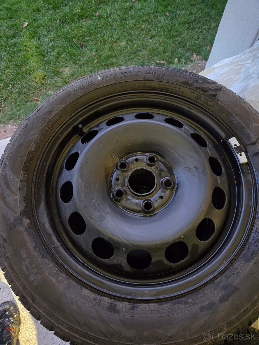 Predám oceľové disky VW R16, 5x112, ET48 - 2