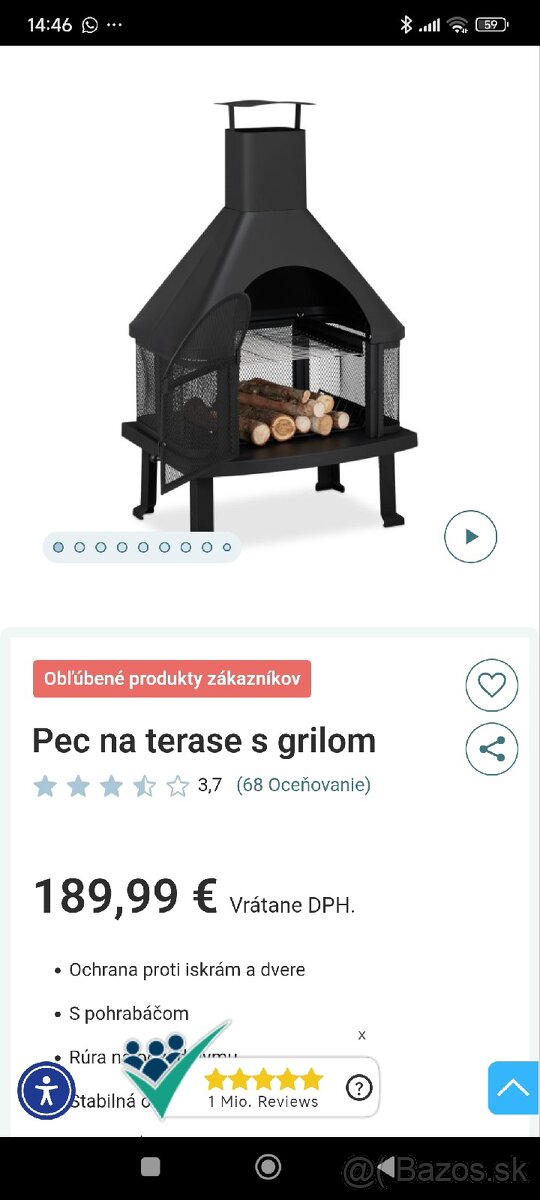 Pec s grilom na terasu - 2