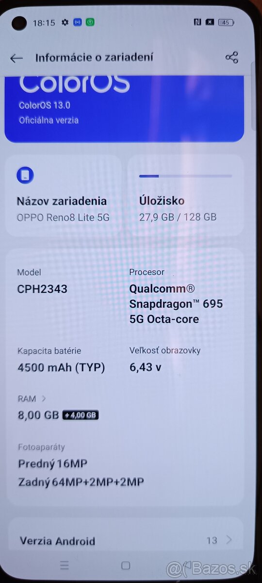 Reno8 Lite 5G - 2