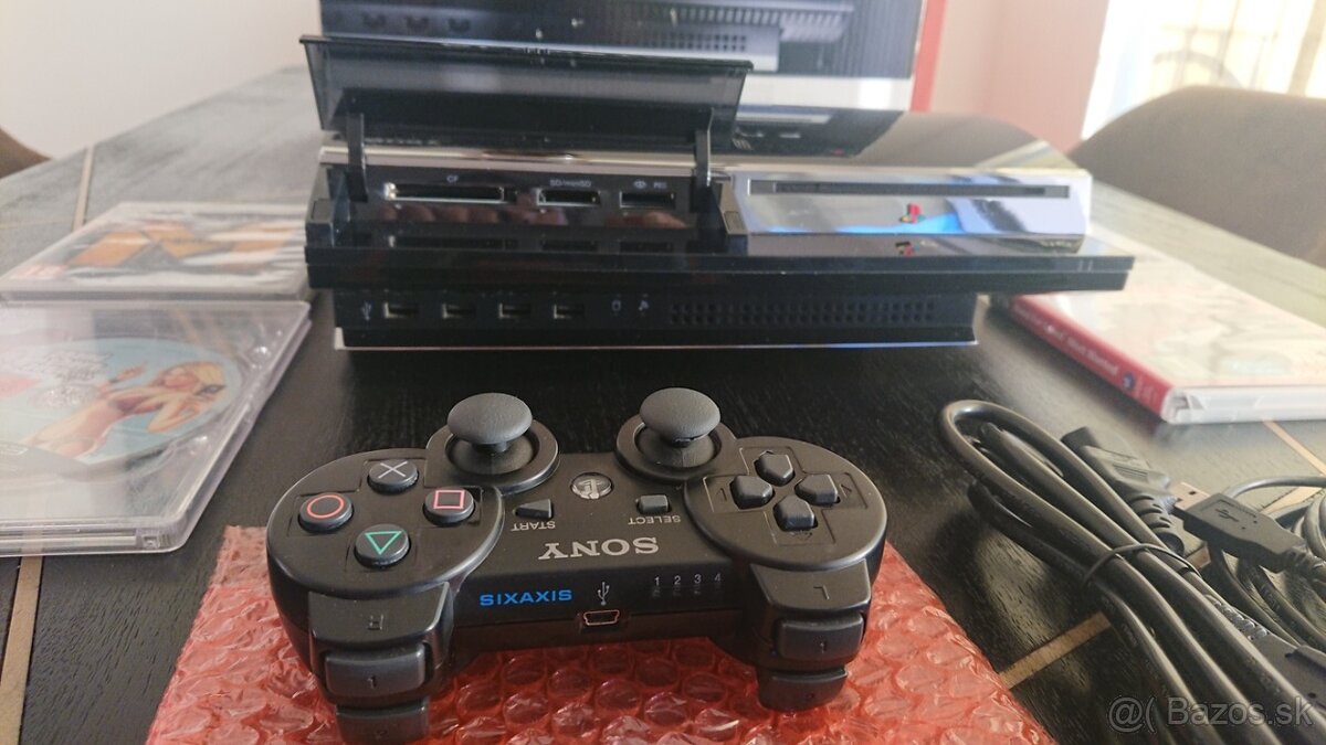 Playstation 3 FAT CECHC04 originál balenie + 7 hier - 2