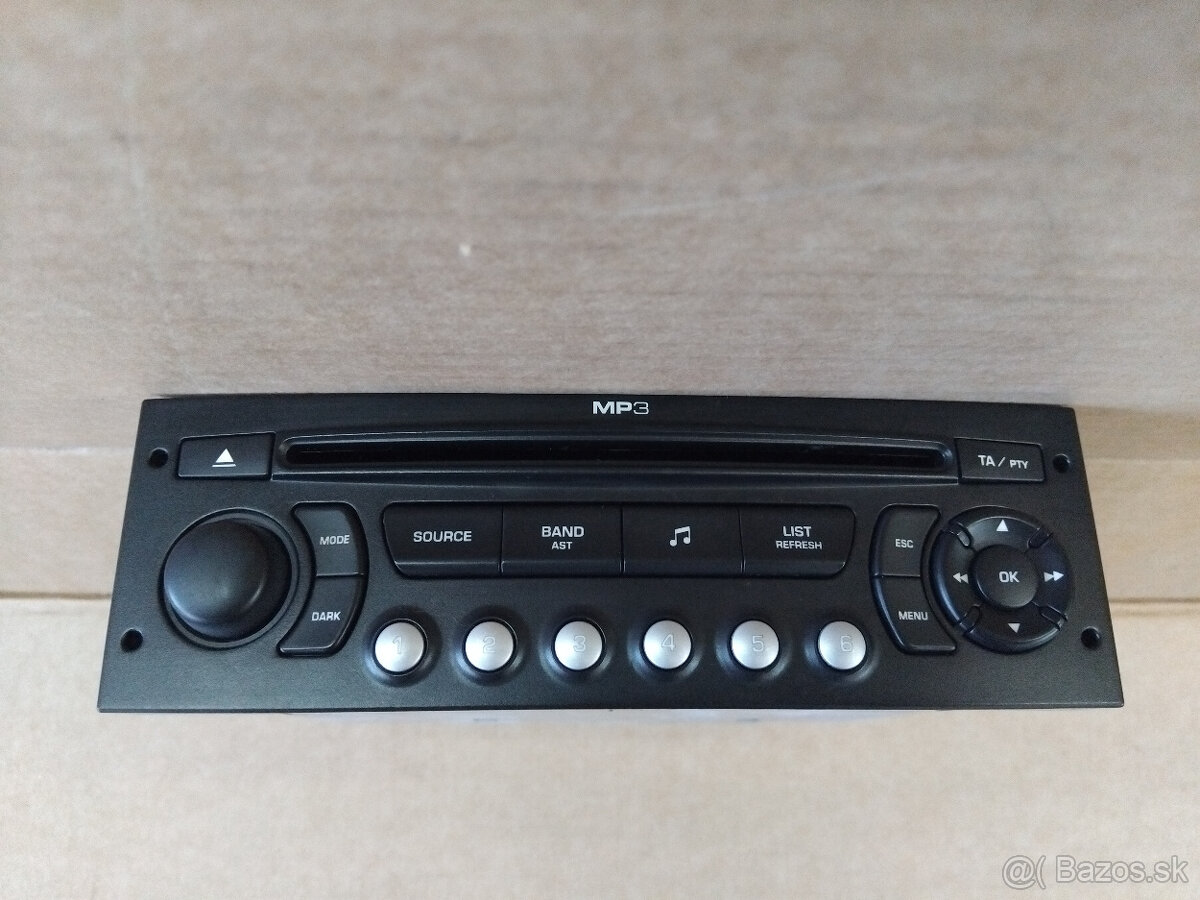 autorádio CD a MP3 Citroen, Peugeot - 2