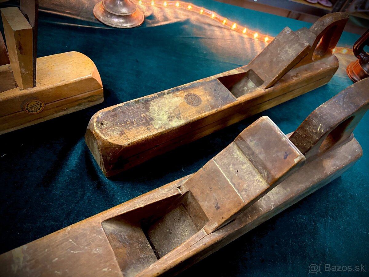 Staré drevené hoblíky – rôzne druhy - 2