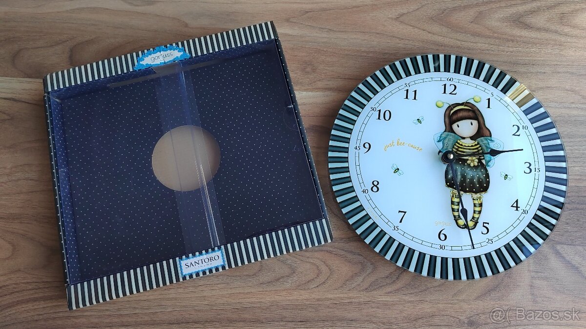 Nástenné hodiny SANTORO Gorjuss Bee Loved - 2