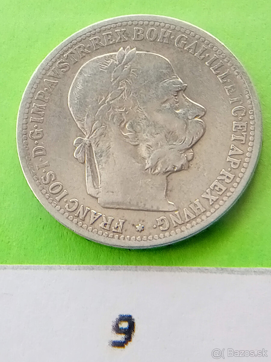 1Koruna strieborná Rakuská - 2