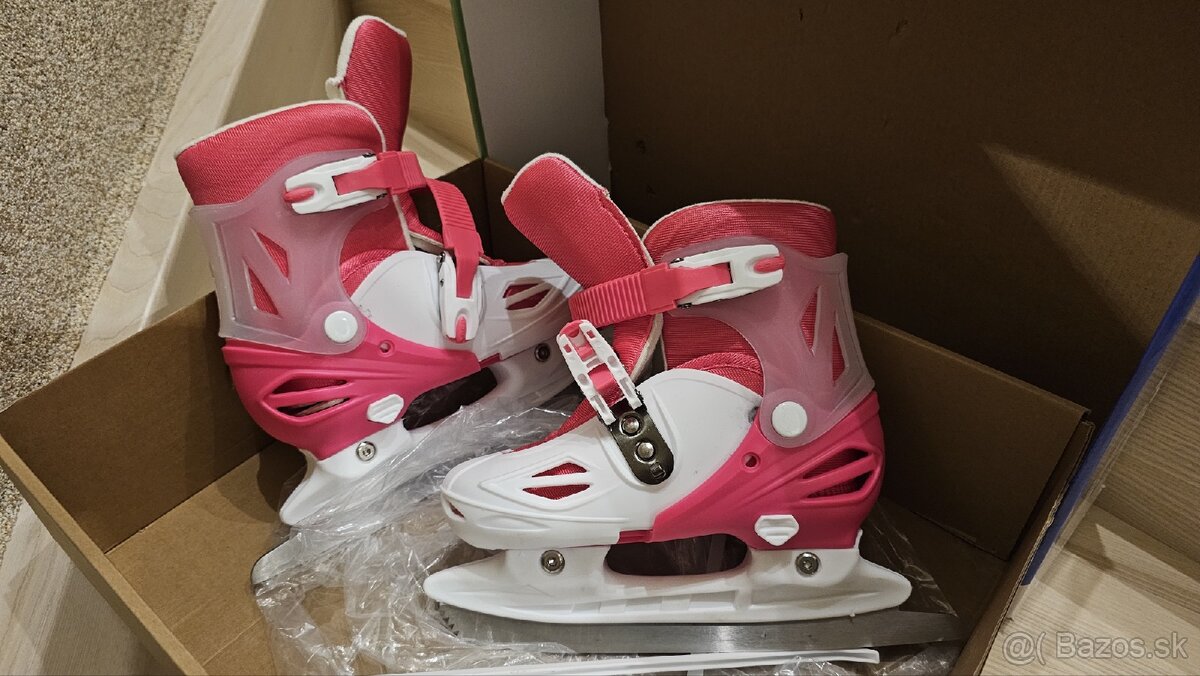 Detské dievčenské korčule + chrániče - 2