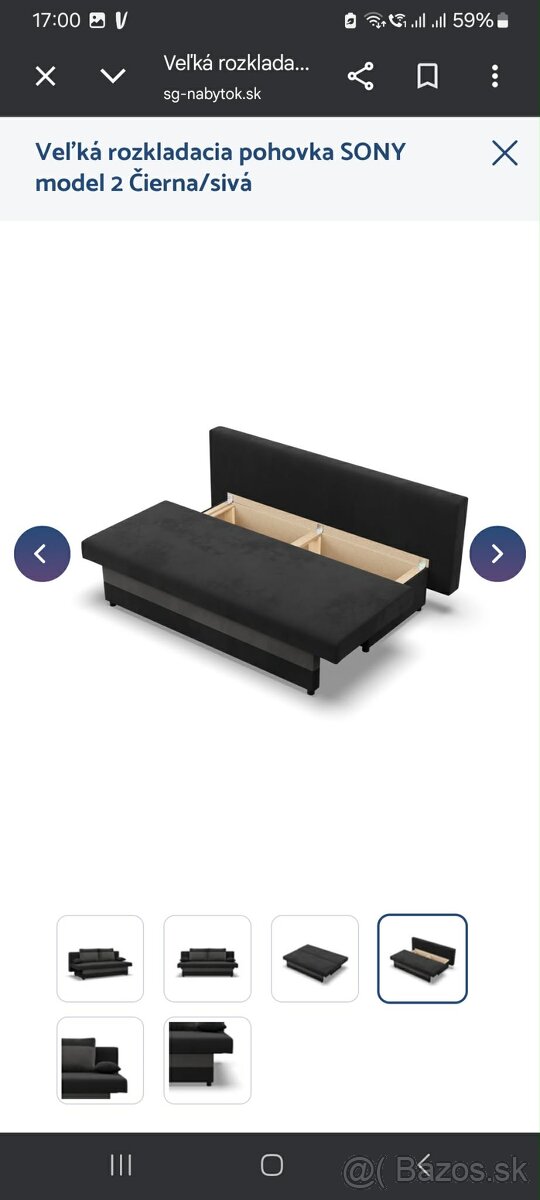 Predám sedacku rozkladaciu - 2