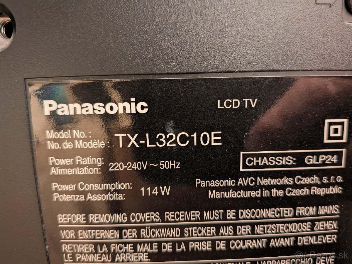 Panasonic VIERA, TX-L32C10E, LCD 82cm - 2