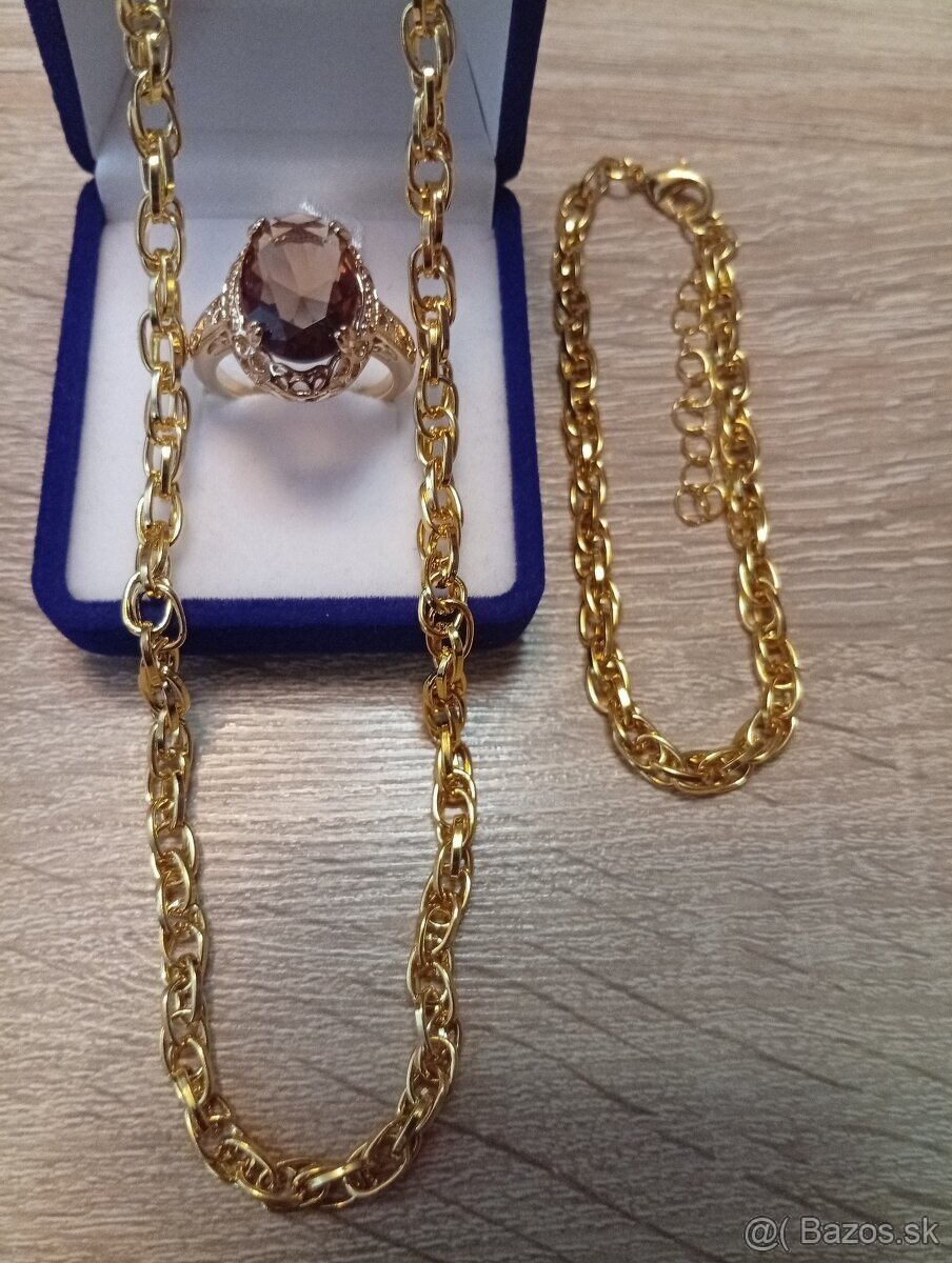 Nádherný pozlátený set šperkov.. DÁMSKY - 2