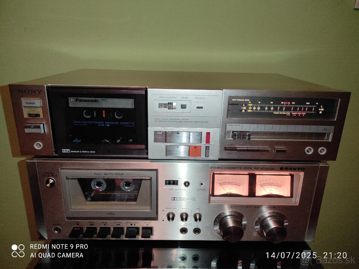 HIFI cassette deck SONY , SANYO - 2