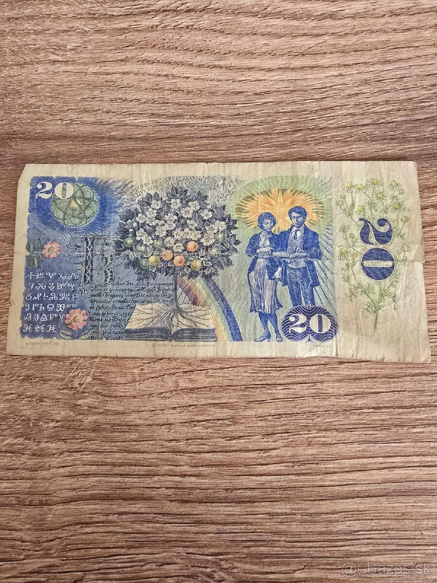 20 korún československých 1988 - 2