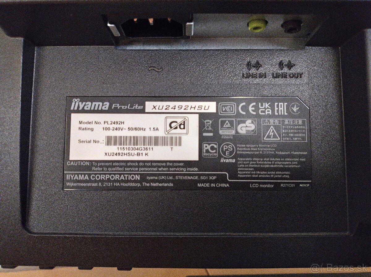 Monitor iiyama ProLite XU2492HSU - 2