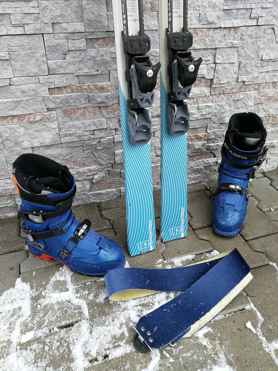 Skialpové lyže HAGAN - ALPIN 163cm - 2