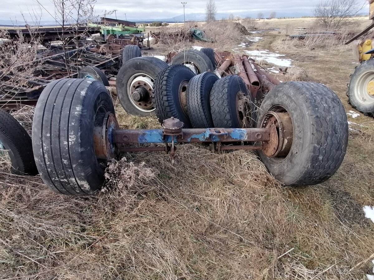 Predám nápravu z 9t vlečky s kolesami aj bez - 2