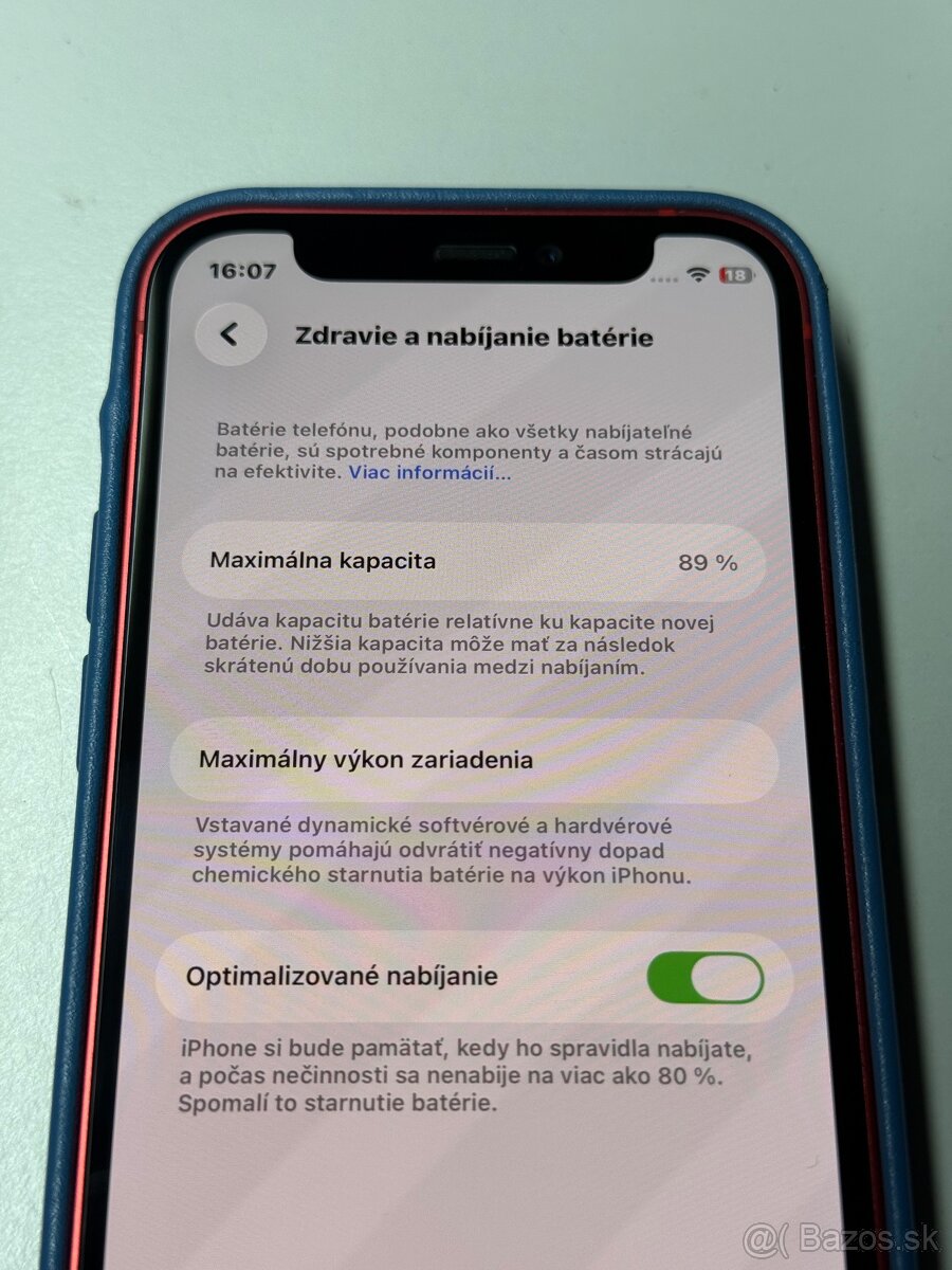 Predám Apple iPhone 12 Mini 64GB Product Red - 2