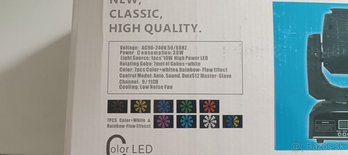 Otočné hlavice s výkonom 30W - 2