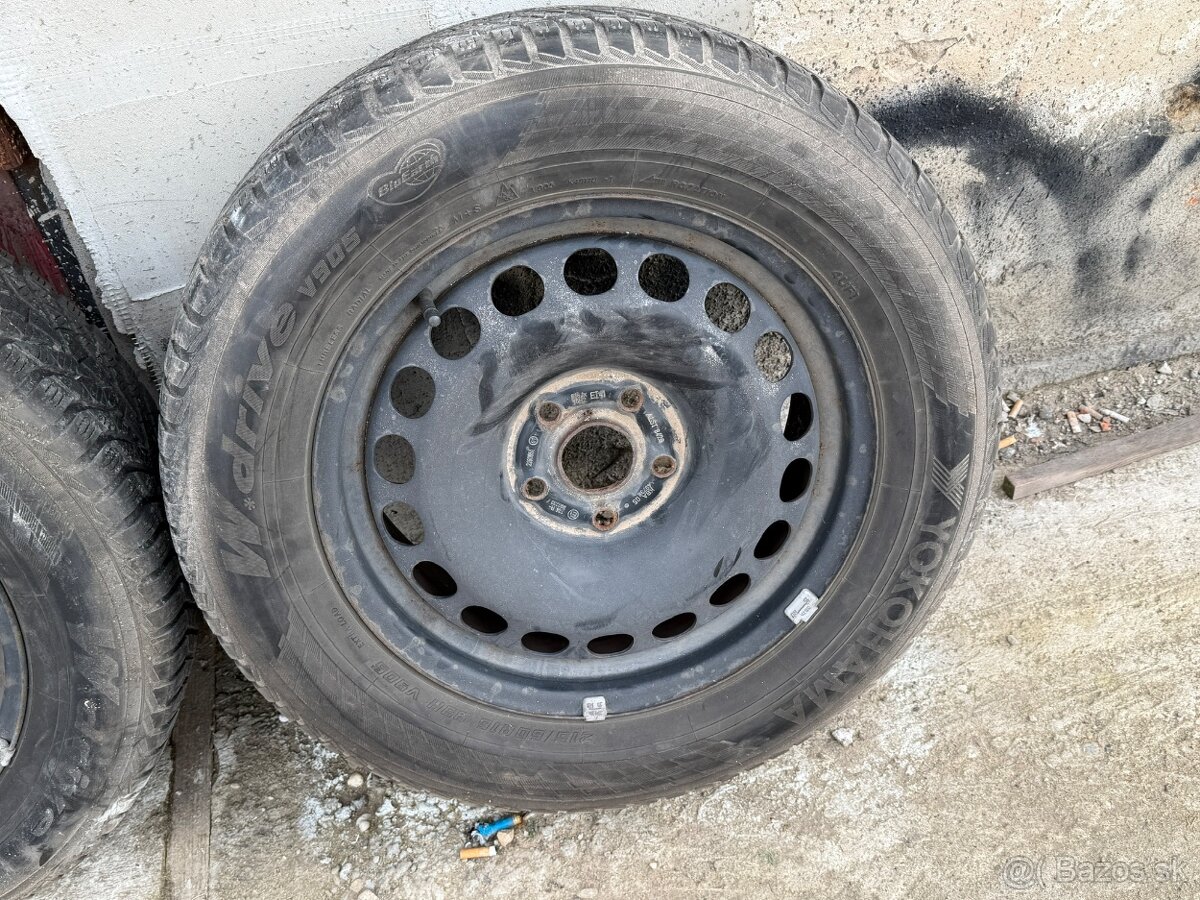 5x112 r16 zimné pneumatiky 215/60 - 2