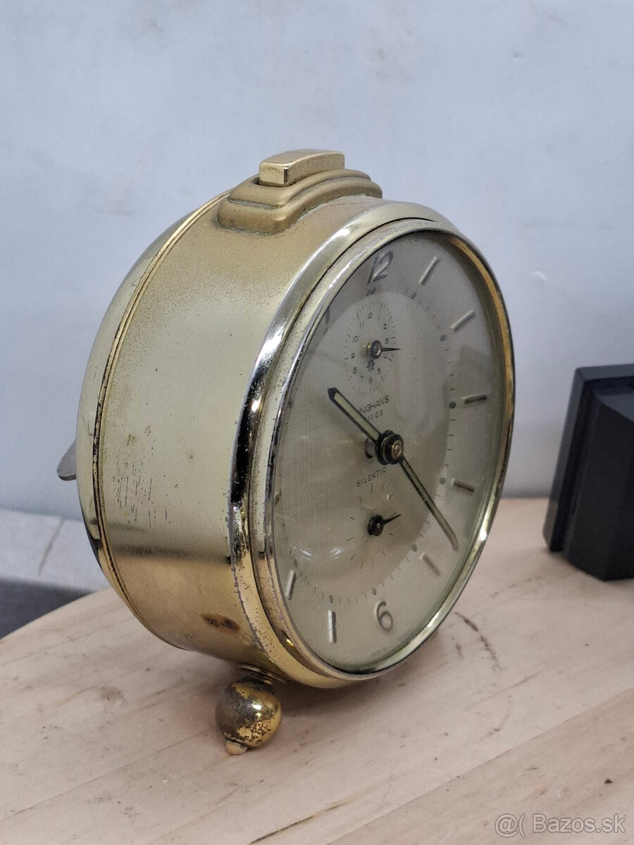 Predám funkčný budík JUNGHANS Trivox Sil. - 2