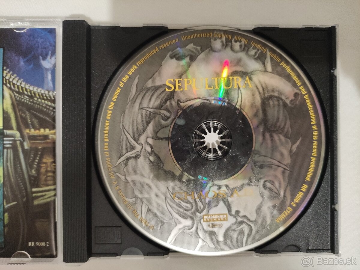 CD - SEPULTURA / Chaos A.D. - 2