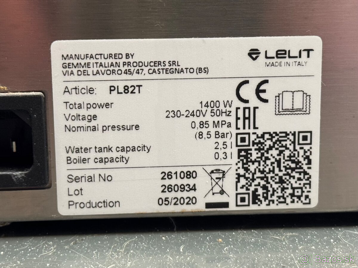 Lelit Kate PL82T - 2