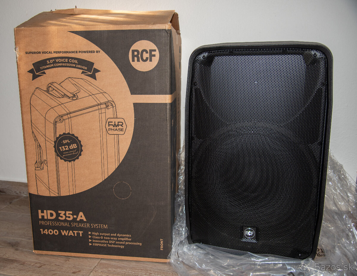 RCF HD-35A - aktívny reproduktor 1400W Peak / 700W RMS - 2
