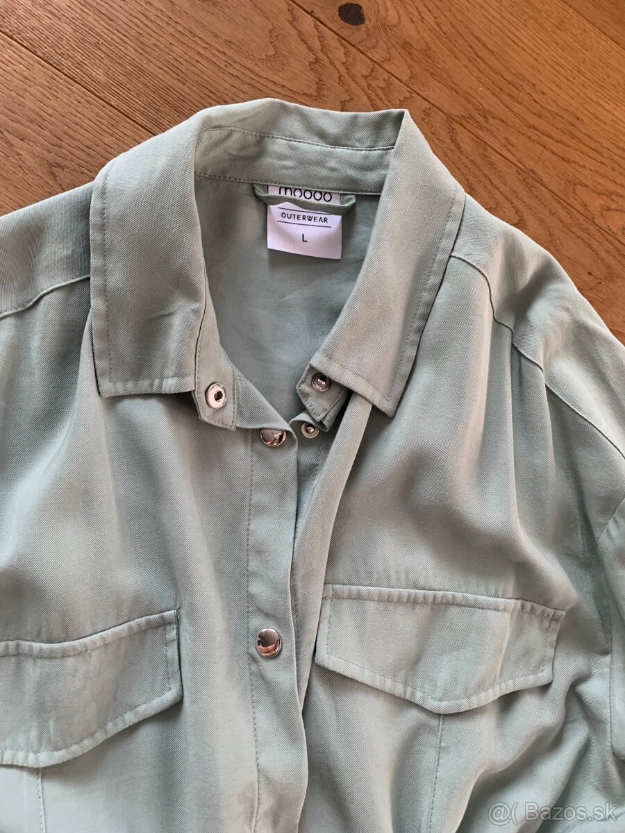 Zelený kardigán - 2