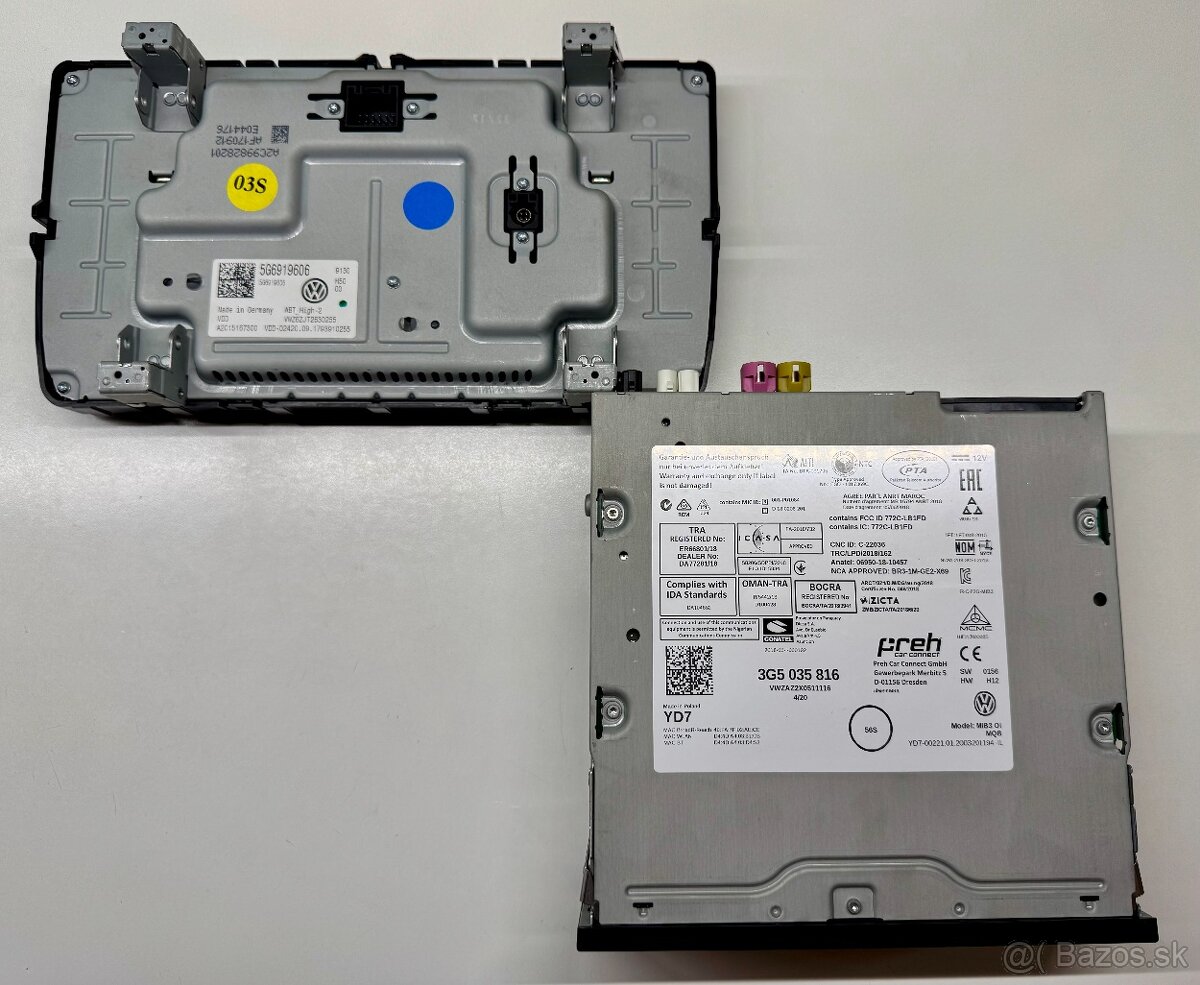 Autoradio / Display 9,2'' palců MIB 3 - 2