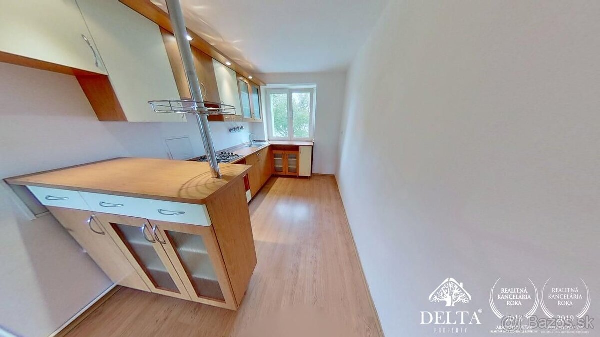 DELTA - Zrekonštruovaný a dispozične zmenený 2-izbový byt s - 2