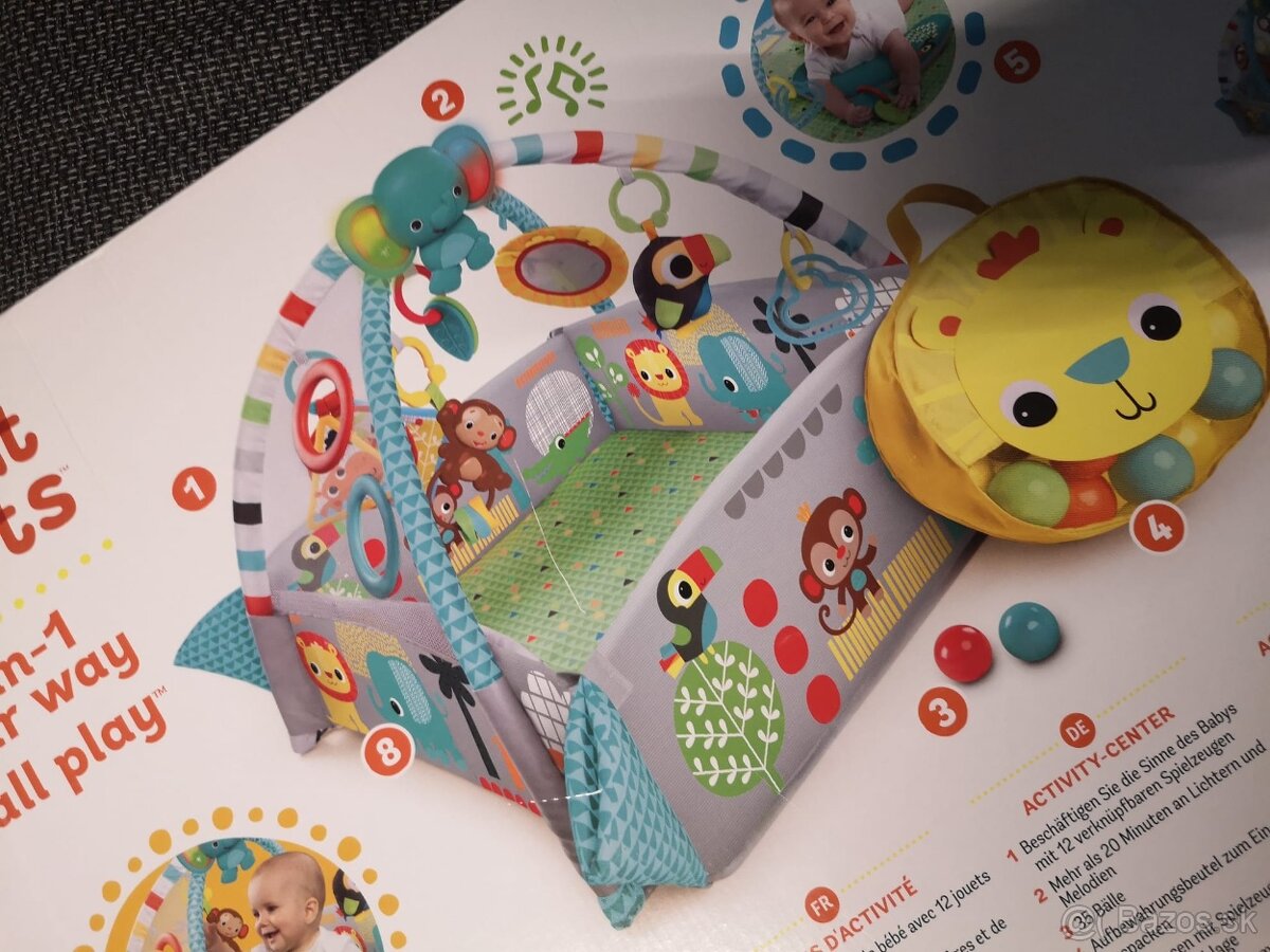 Deka na hranie BRIGHT STARTS 5v1 Your Way Ball Play - 2