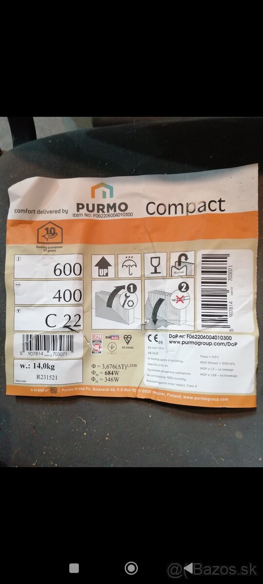 Malý radiator novy - Senec | Bazoš.sk