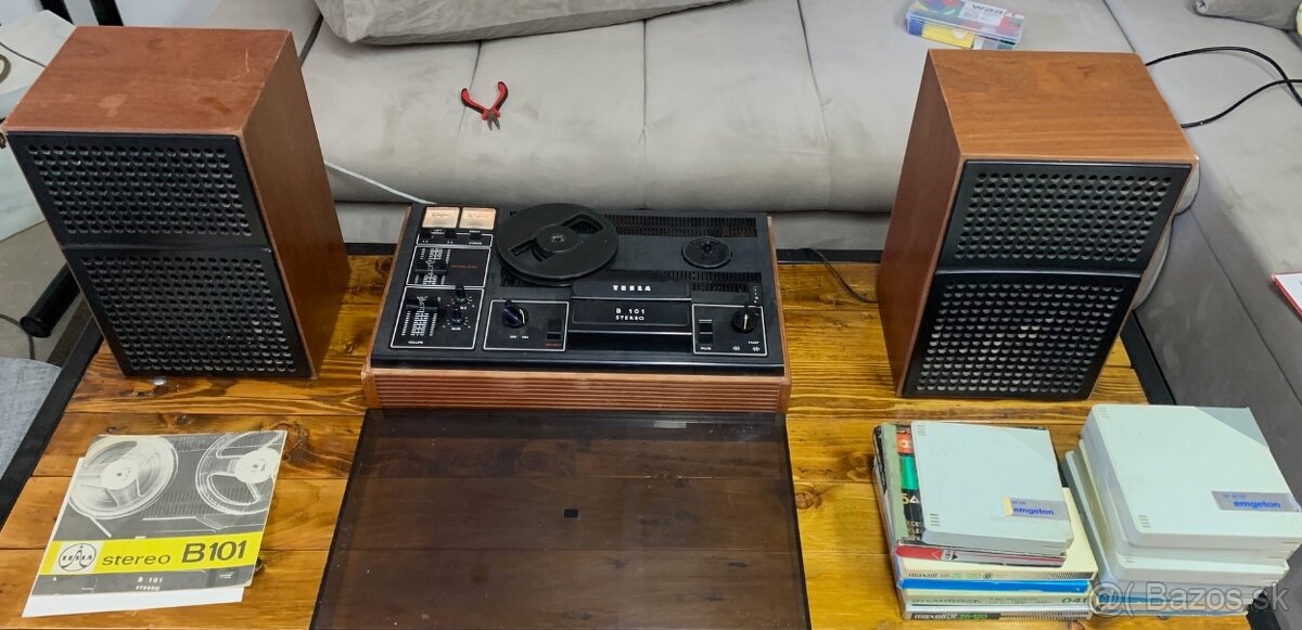 Kotúčový magnetofón Tesla B101 - 2