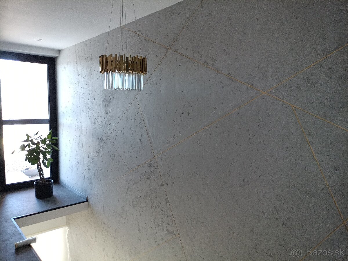 Dekoračné omietky, strojové maľovanie interiérov - 2