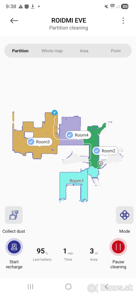 Robotický vysavac xiaomi roidmi eve - 2