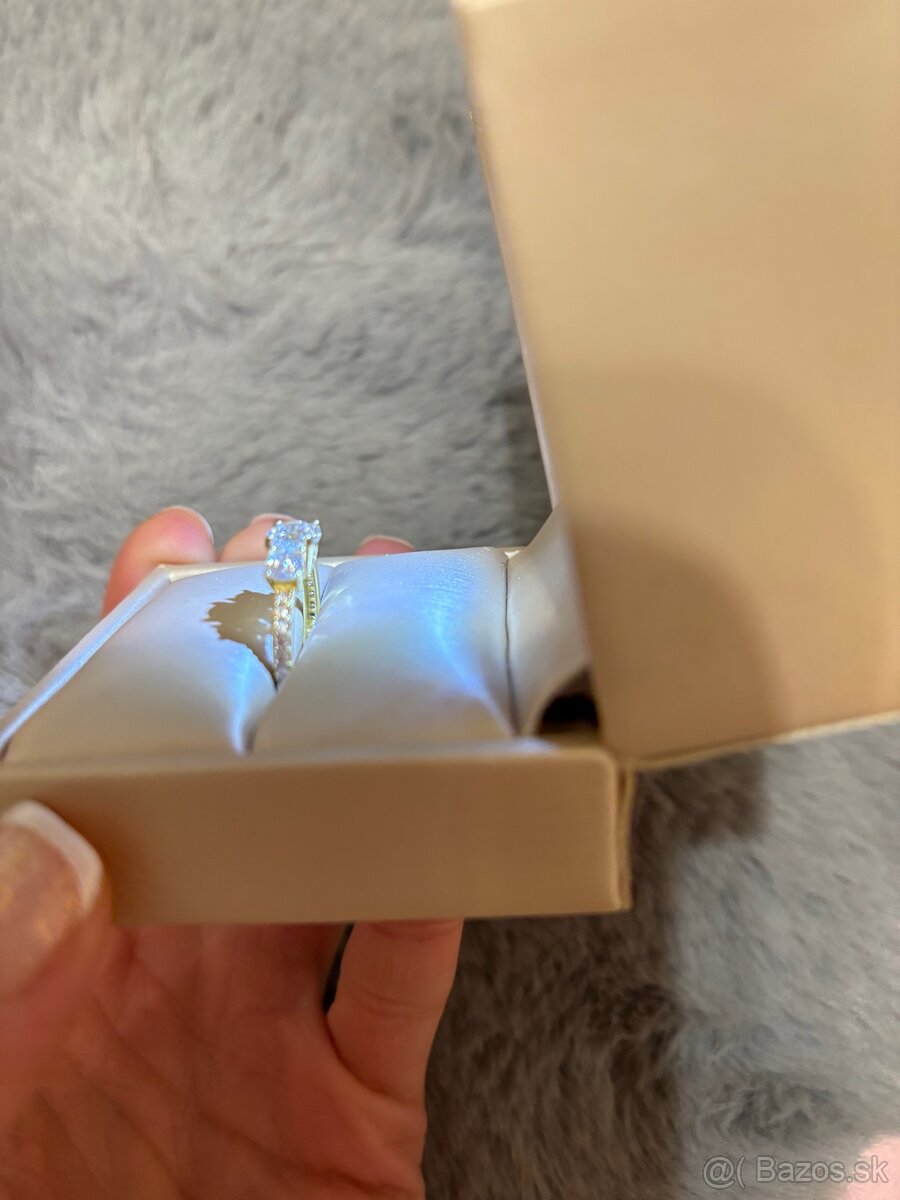 Zlatý prsteň Au585 - 2