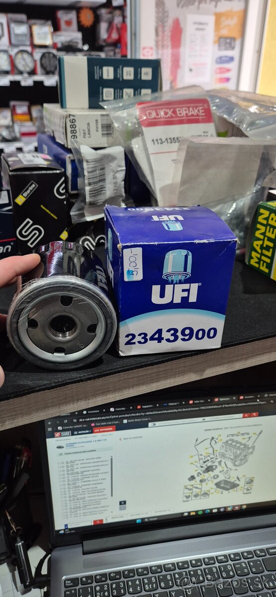 UFI Olejový filter 2343900 - 2