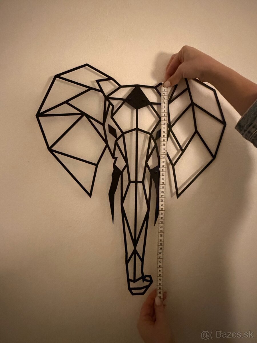 Geometricky obraz slona - 2