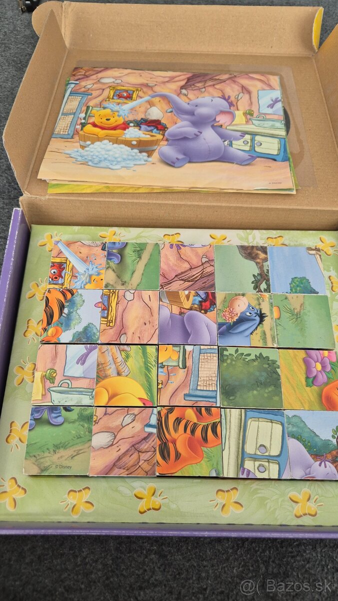 Puzzle, drevené kocky - 2