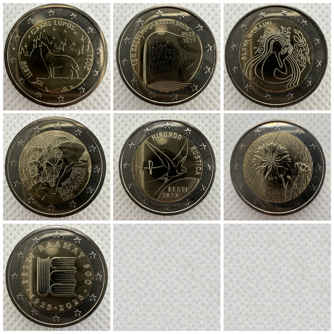 2 euro mince ESTÓNSKO - 2
