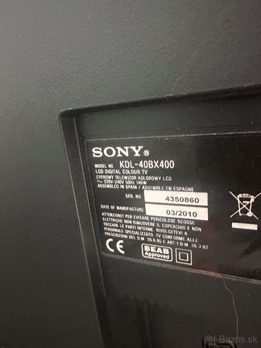 TV Sony Bravia na predaj - 2
