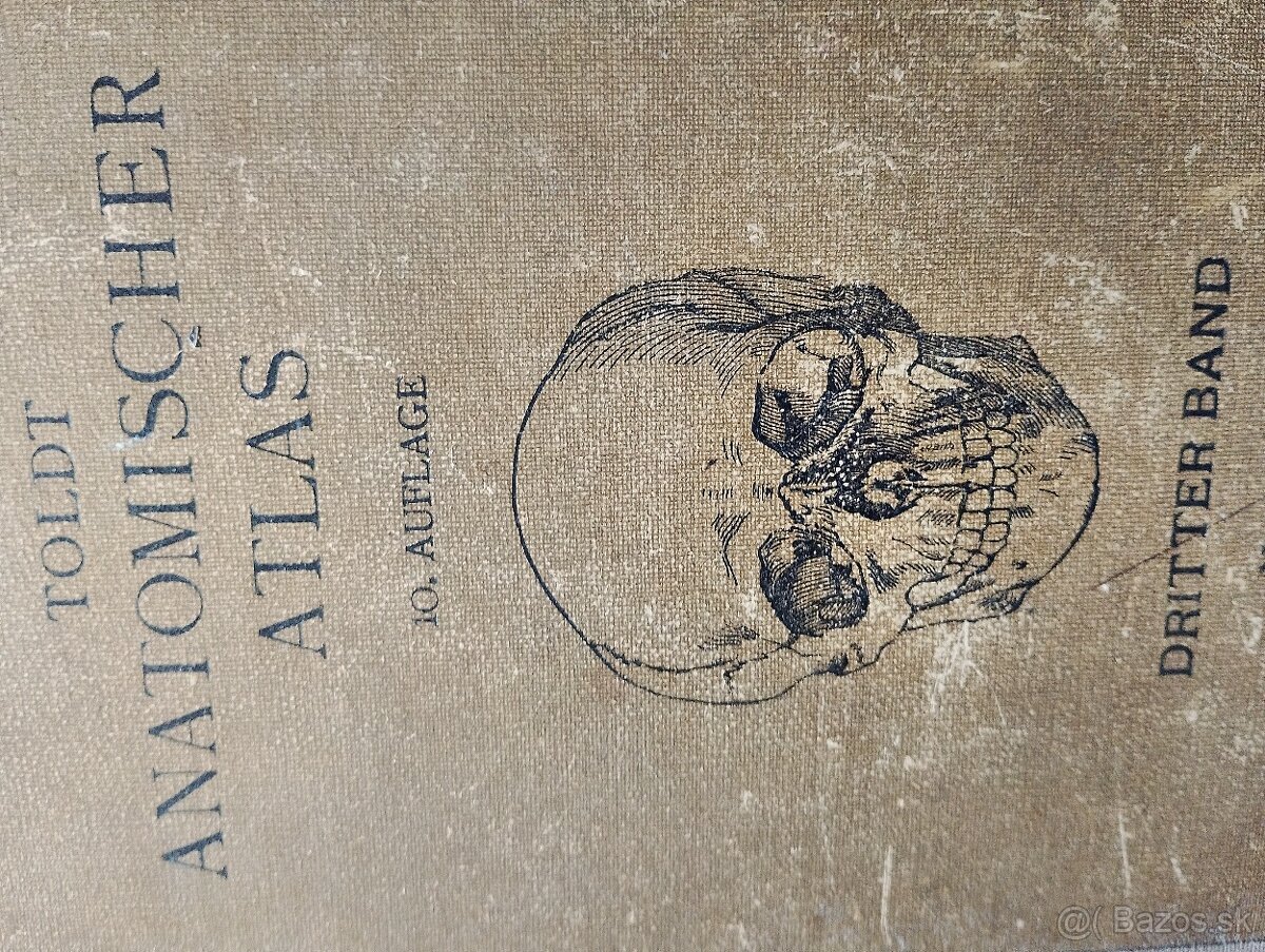 Anatomicky atlas_ antikvariat - 2
