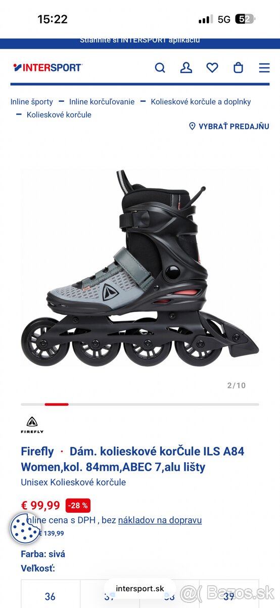 Firefly ILSA84 (ABEC 7) dámske - 2