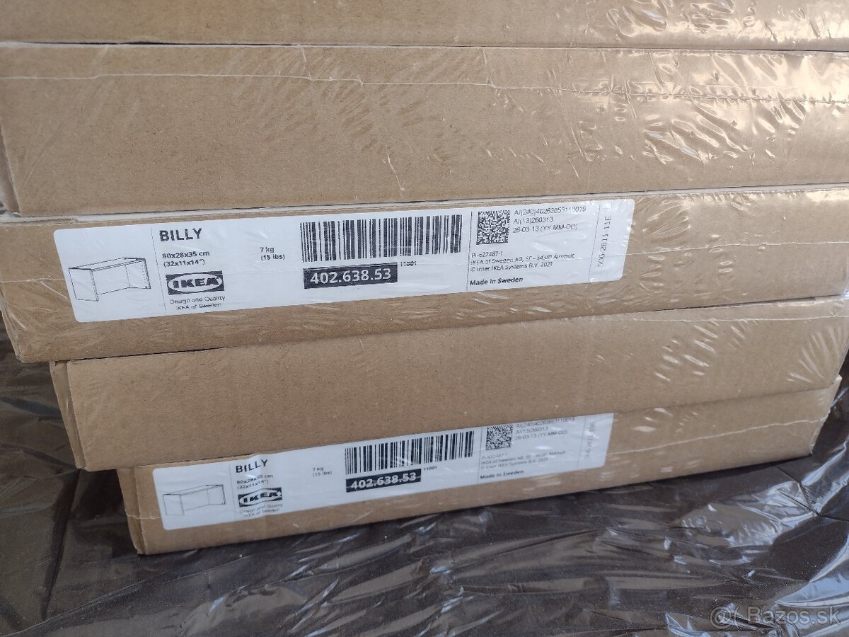 2x NOVÝ 80cm nadstavec Billy IKEA - 2