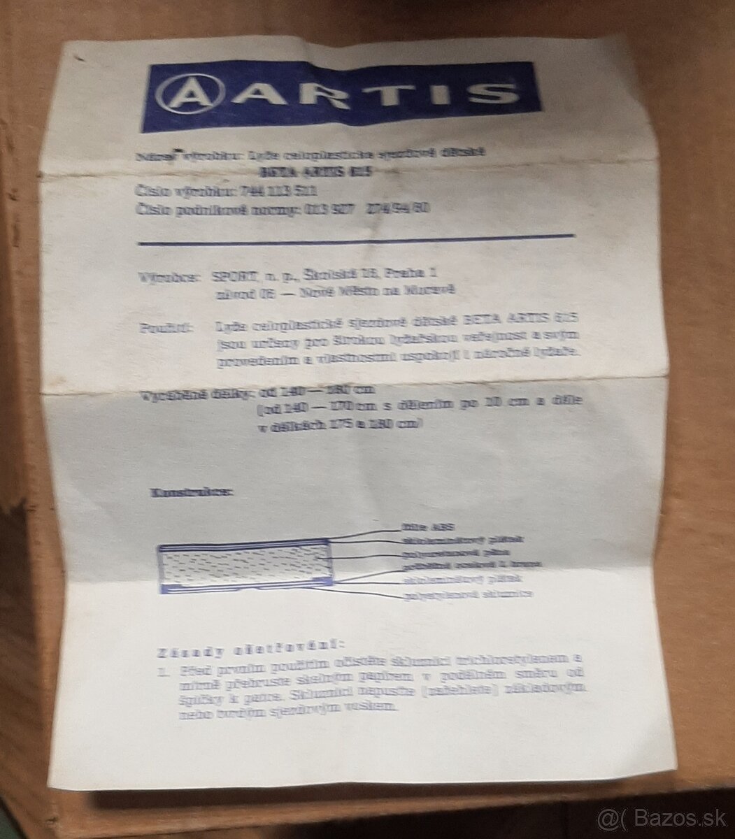 Lyže beta artis 615 - 2