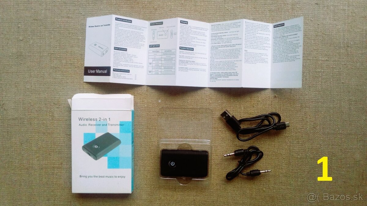 bluetooth audio prijímače + vysielače - 2