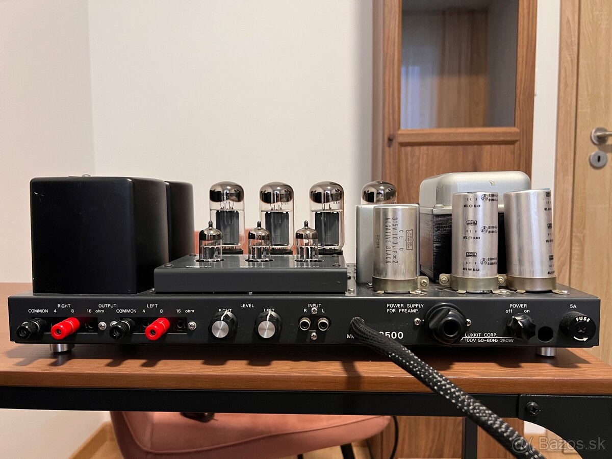 Luxman/Luxkit A3500 – japonský lampový zosilňovač - 2