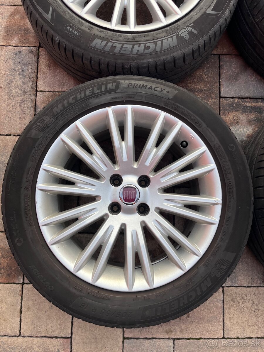 Orig. hliníkové disky Fiat R16, 4x98 - 2