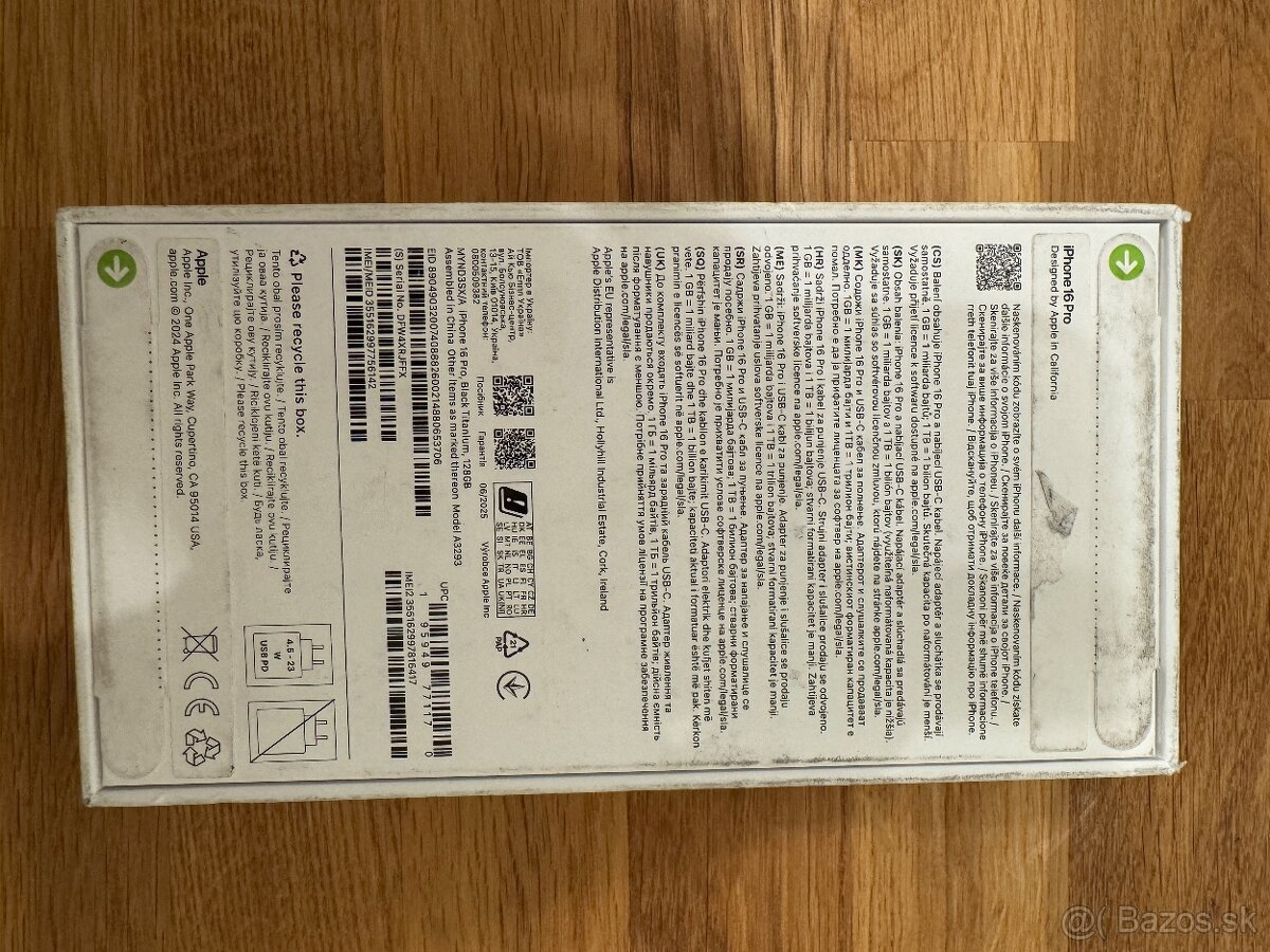 iPhone 16 Pro – 128 GB – Black Titanium – nový, neotvorený - 2
