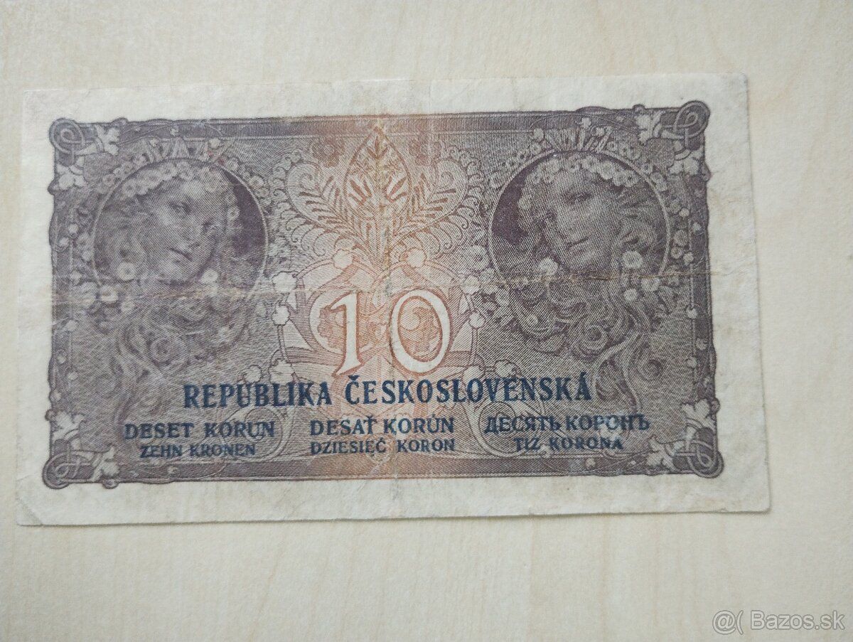 predám bankovky 1. čsr, neperforované - 2