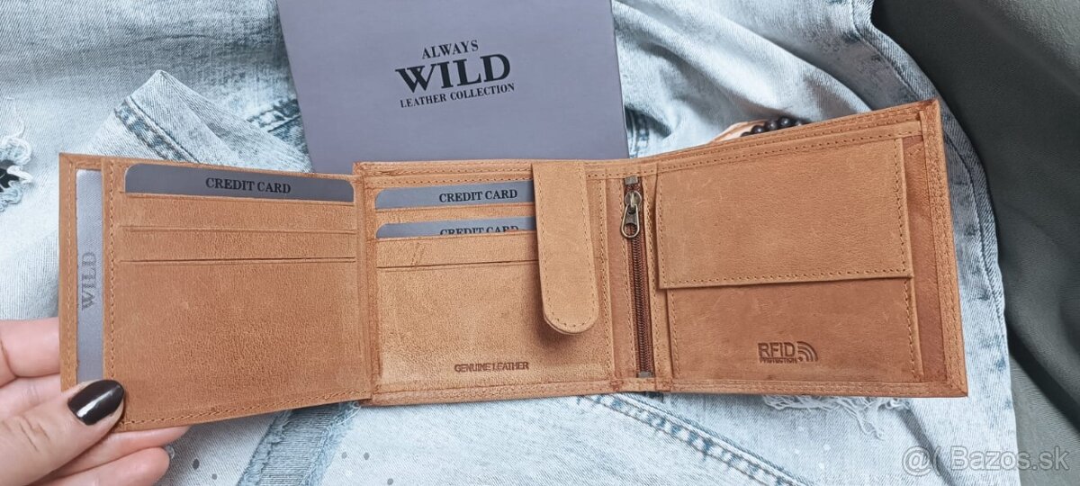 Kožená peňaženka Wild - 2
