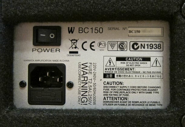 Warwick BC 150 Basgitarové kombo - 2