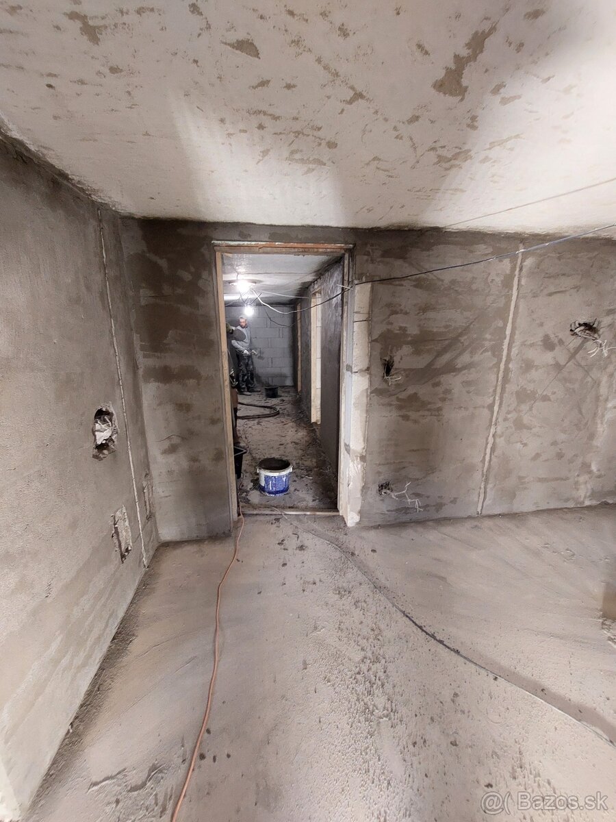 Strojové omietky, potery A-Z STAVBA s.r.o. - 2